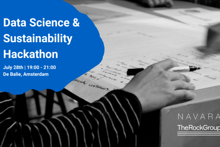 Event banner in English