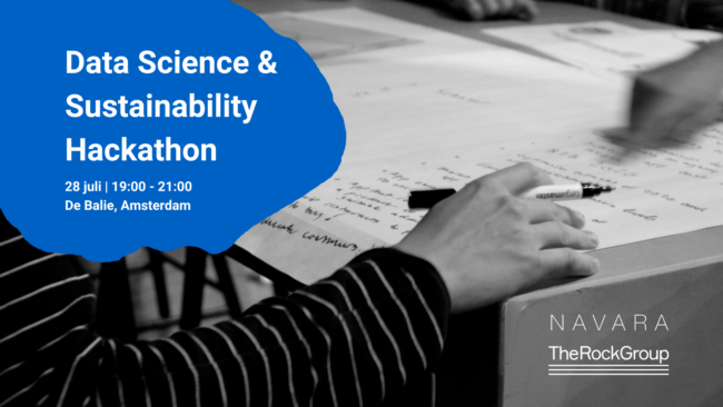 Data Science & Sustainability Hackathon NL goed Event banner Nederlands