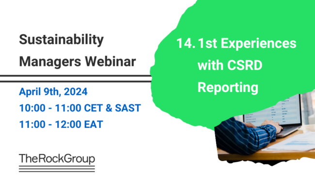 Sustainability Managers Webinar_1st Experiences with CSRD Reporting