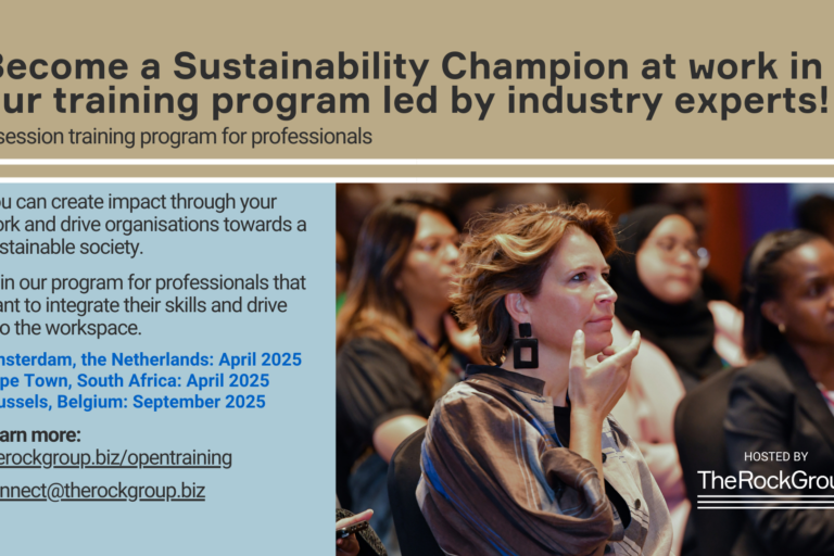 Event Banner How to Become a sustainability Champion at work?