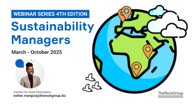 Webinar Series Sustainability Managers – TheRockGroup