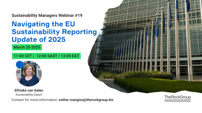Navigating the EU Sustainability Reporting Update of 2025 Webinar