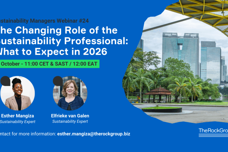 The Changing Role of the Sustainability Professional: What to Expect in 2026
